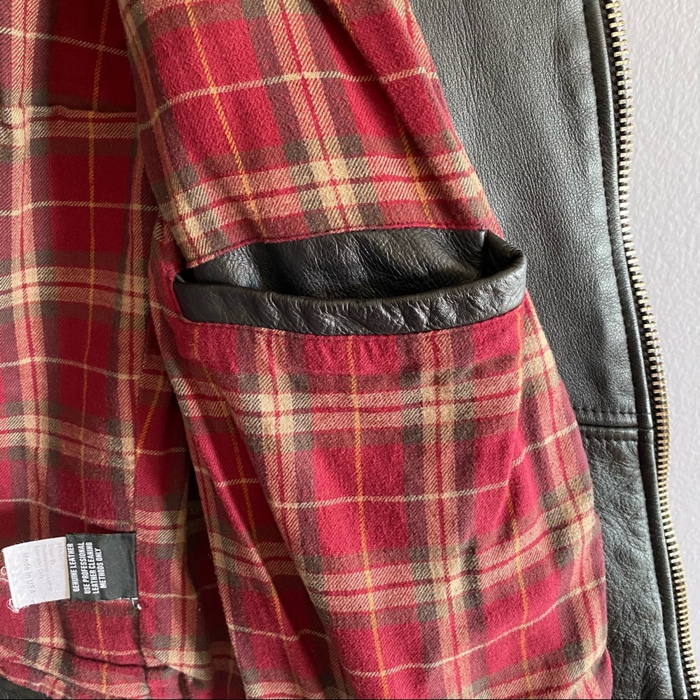 Men’s Vintage Schott Leather Jacket - MADE IN USA! - Picture 6 of 10